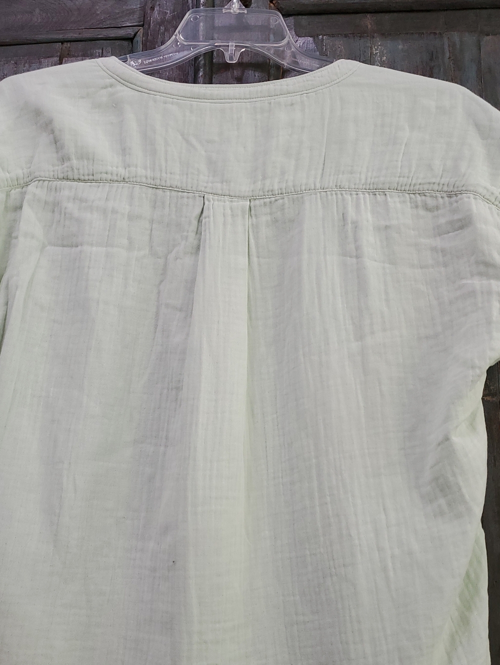 Faherty Dream Organic Cotton Gauze Desmond Top, Size Medium, NWOT - Picture 4 of 12